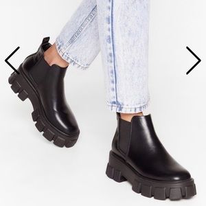 NWOT Nasty Gal Chelsea Boots